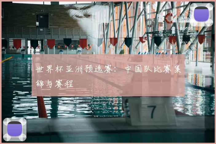 世界杯亚洲预选赛：中国队比赛集锦与赛程